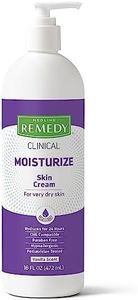 Medline Remedy Clinical Skin Cream, Vanilla Scent (16 fl oz), Moisturizing Face and Body Cream for All Ages, Paraben & Sulfate Free, Quick Absorbent Formula, Hypoallergenic Skin Moisturizer