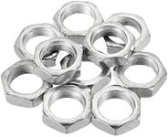 PATIKIL M20 x 1.5 Steel Hex Nuts, 10 Pack Metric Thread Zinc Plated Finished Hardware Nuts Screw Bolt Fasteners 9mm Height