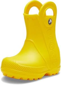 Crocs Unisex Handle It Rain Boots (Toddler) Yellow/Yellow 7 Medium