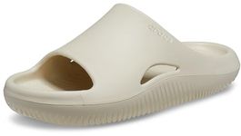 Crocs Unisex-Adult Mellow Recovery Slides, Bone, 10 Men/12 Women