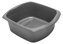 Addis Rectangular Washing up Bowl, Metallic, Large, 9.5 Litre