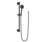 HammerHead Showers® ALL METAL 27.5 Inch Shower Slide Bar Set and Handheld Shower Head with Hose — MATTE BLACK — 2.5 GPM High Pressure Spray Wand — Easily Adjust Height & Angle of Handshower