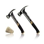 Spec Ops Tools 20 oz & 22 oz Hammer Set, Nailing & Framing Hammer, Soft Mallet Face, Shock-Absorbing Grip, 3% Donated to Veterans