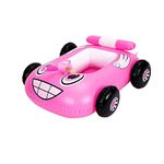 Balakaka Baby Swimming Float Inflatable Swimming Ring With Spray Gun Racing Car Swimming Chair Summer Fun For Children Water Sports for Kids of Age 2-10 Years-Pink