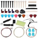 Swpeet 57Pcs Guitar Accessories Kit