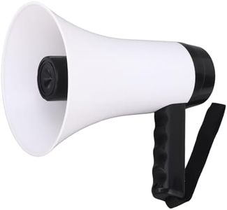Handheld Megaphone and Portable Bullhorn, Loud Rechargeable Device Support Recording for Broadcasting Stall