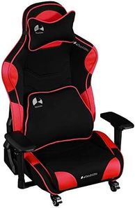 Bauhutte GX-570-RD Gaming Floor Chair, Red, One Size