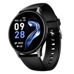 boAt Lunar Peak w/ 1.45" (3.6 cm) AMOLED Display, Advanced BT Calling, Always on Display, Cloud & Custom Watch Faces, in-Built Games, Stocks, SOS, IP67, Smart Watch for Men & Women(Black)