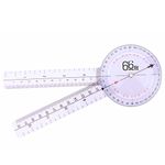 66fit Goniometer Plastic 12" - Angle Medical Joint Measuring Ruler