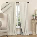 Burlap Colored Blackout Curtain 84 