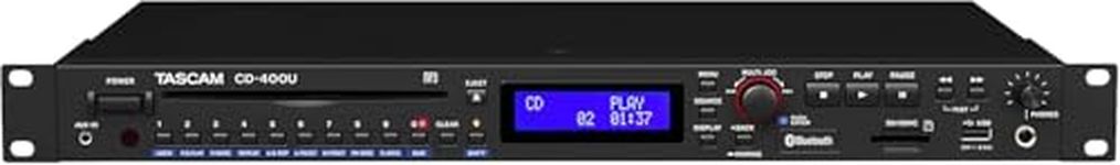 Tascam CD400u CD/Media Player with Integrated AM/FM Receiver