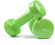 HCE 3kg Vinyl Dumbbells Pair - Viny