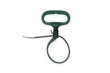 Southwire - 58973440 CLPT04GR 4-Inch Adjustable Heavy Duty Clamp Tie w/Rotating Handle; Reusable Zip Down Cable; Green