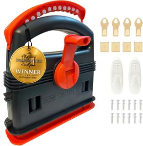Takker Hardwall Picture Hanging Kit – Easy No-Drill Wall Hooks Set