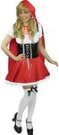 Yummy Bee - Red Riding Hood Costume Women - Halloween Costumes Women - Adult Fancy Dress Costume - Plus Size Costume 6-18 (Women: 20-22)