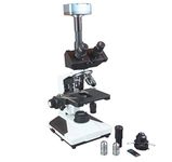 Radical Professional Quality Trinocular Research Phase Contrast Microscope w USB Camera