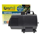 EasyPro Pond Products EP850 Submersible Mag Drive Pond Pump, Max Flow 850 GPH