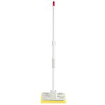 Kleeneze KL077332UFEU7 Self Wringing Sponge Mop - Includes Extra Refill Sponge Head, Treated With Anti-Bac Protection To Resist Bacteria, Super-Absorbent, Flat Floor Squeeze Mop, Floor/Wall Cleaning