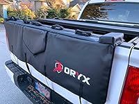 ORYX Tailgate Bike Pad-60 inch Waterproof Tailgate Pad for Mountain Bikes-Bike Carrier Pickup Truck Accessories w/ Bike Frame Straps-Fits Full Size Trucks