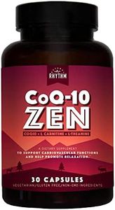 Natural Rhythm CoQ10-ZEN (Coenzyme Q10 + L-Carnitine + L-Theanine) - 30 Capsules