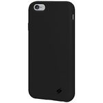 Amzer Soft Silicone Skin Fit Jelly Case Cover for Apple iPhone 6/6s, Retail Packaging, Black