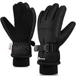 ALISXM Ski & Snow Winter Gloves,Winter Warm Touchscreen Snowboard Gloves for Men & Women for Winter Running, Cycling, Driving(Adjustable)
