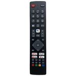 Replacement POF/RMC/0004 Voice Remote Control Compatible for polaroid tv remote control P32RAM1071U P50UAM2351U PA32H4312LEKB Smart HD Ready LED Android TVs