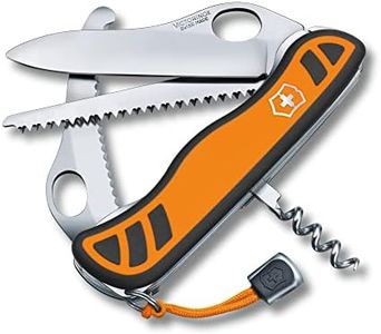 Victorinox Swiss Army Pocket Knife Hunter XT Grip Large with 6 Functions, Orange