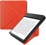 kwmobile Origami Case Compatible with Kobo Libra H2O Case - Slim PU Leather Cover with Stand - Orange