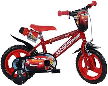 Dino Bikes 412ul-cs3 Cars 3 12" Bike Vélo Mixte, Multicolore, 77 cm × 16.2 cm × 41.2 cm