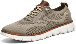 Breeze shoes for men Oxfords Lace-Up Lightweight Casual Walking Shoes men's dress shoes mens wearbreeze shoes breeze urban shoes for men Comfortable and breathable, Khaki, 11