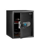 LAVNA Digital Safe Locker with FINGERPRINT, PIN and Manual key Access suitable for Jewellery, Cash, Documents and other valuable of Home Hotel Office Tijori with anti theft alarm (44 L)