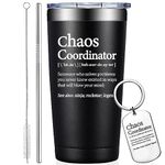 Grifarny Chaos Coordinator Tumbler Mug, Thank You Gifts for Men, Employee Teacher Appreciation Gifts, Boss Day Gifts for Him, Gifts for Coworker, Administrative Assistant, Supervisors, Secretary