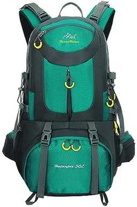 50 Liter Backpack, Great for Outdoor Sport, Hiking, Trekking, Camping Travel, Mountain Climbing. Waterproof Mountaineering Bag, Travel Climbing Daypacks, Knapsack, Rucksack (Aquamarine)