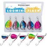 THKFISH Spinner Baits Fishing Spinners Spinnerbait Trout Lures Fishing Lures for Bass Trout Crappie