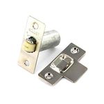 Securit Adjustable Roller Ball Door Catch - Nickel Plated