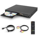 Blu Ray DVD Player, Full HD 1080P Blue Ray Player Play Multi Region DVDs & Region B/2 BluRay DVD Players UK, Support USB Flash Drive, CD DVD Blu-ray Player with HDMI AV Coaxial Output (Zone 2 Blu-ray)