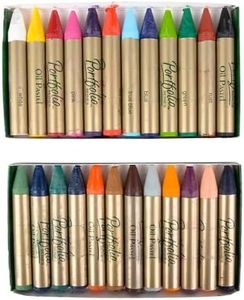 Crayola Portfolio Series Oil Pastels, Water Soluble, 24 Count, Colors May Vary