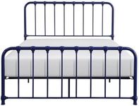 Lexicon Leongatha Metal Bed, Full, Navy Blue