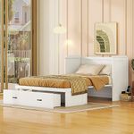 HomSof Full Size Murphy Cabinet Bed