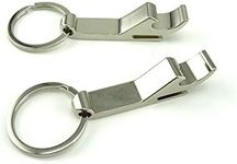 Honbay 2pcs Keychain Bottle Opener - bartender bottle opener - Zinc Alloy Bottle /Can Opener - Versatile & Durable - Premium Keyring Bottle Opener - Metal Pendant Animal Style Beer Keychain Opener