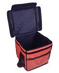 Quaffor Meal Delivery 50L Bag (Orange) Food Carry On Bike Pickup Backpack Size 16 * 16 * 16