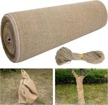 0.4x6M Tree Wrap Rolls - Outdoor Plant Frost Protection-Natural Burlap Wrap Tree Trunk Guard Protector,Frost & Freeze Protection Cloth for Outdoor Trees, Shrubs, Plants in Winter