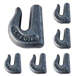 (Pack of 6) 5/16" Weld-On Forged Clevis Grab Chain Hooks - Grade 70