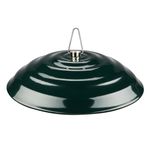 Kingsyard Metal Weather Protective Dome, Heavy Duty Cover for Hanging Bird Feeders, Weatherproof & Easy to Clean, Green