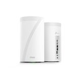 TP-Link Deco BE22000 Tri-Band WiFi 7 Mesh System (Deco BE85) - 12-Stream 22 Gbps, 2× 10G + 2× 2.5G Ports Wired Backhaul, 8× High-Gain Antennas, VPN, AI-Roaming, 4×4 MU-MIMO, HomeShield 2-Pack