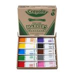 Crayola Fine Line Marker Bulk Classpack, 10 Colours, 200 Count, Arts & Crafts