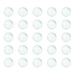 HARFINGTON 150pcs Glass Ball Boiling Stones 9mm Soda Lime Glass Beads for Bottle Shaking Mixing, Clear