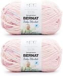 Bernat Baby Blanket Raspb Kisse Yar