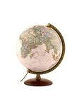 Tecnodidattica – National Geographic Edge Executive Globe | Illuminated | Base in beechwood and metallic meridian |Political and physical map by National Geographic | Text in English | 30cm Diameter